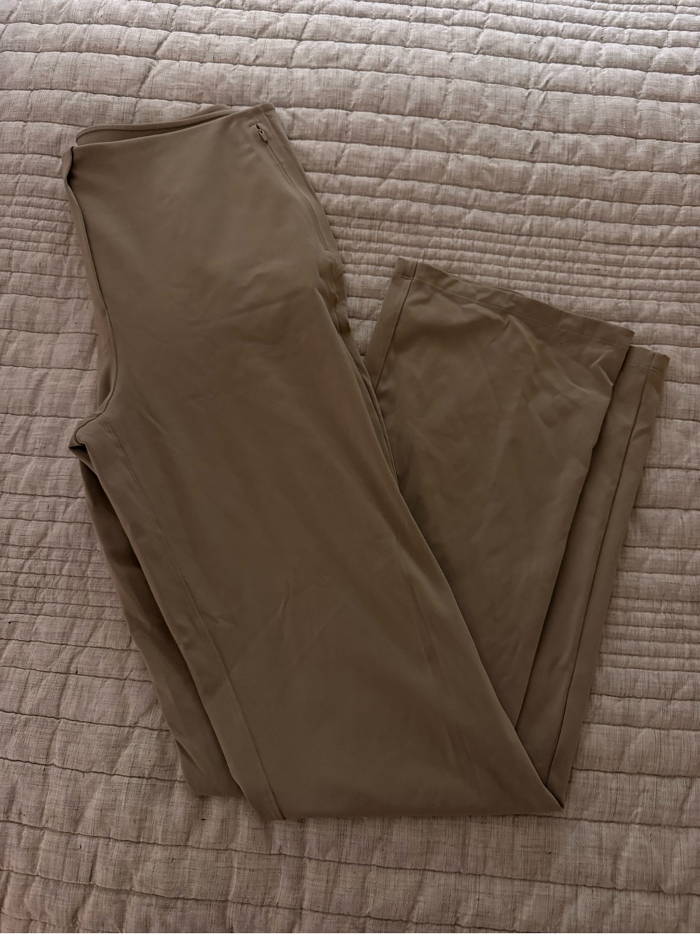 lululemon athletica Wide-Leg work Pants in Taupe